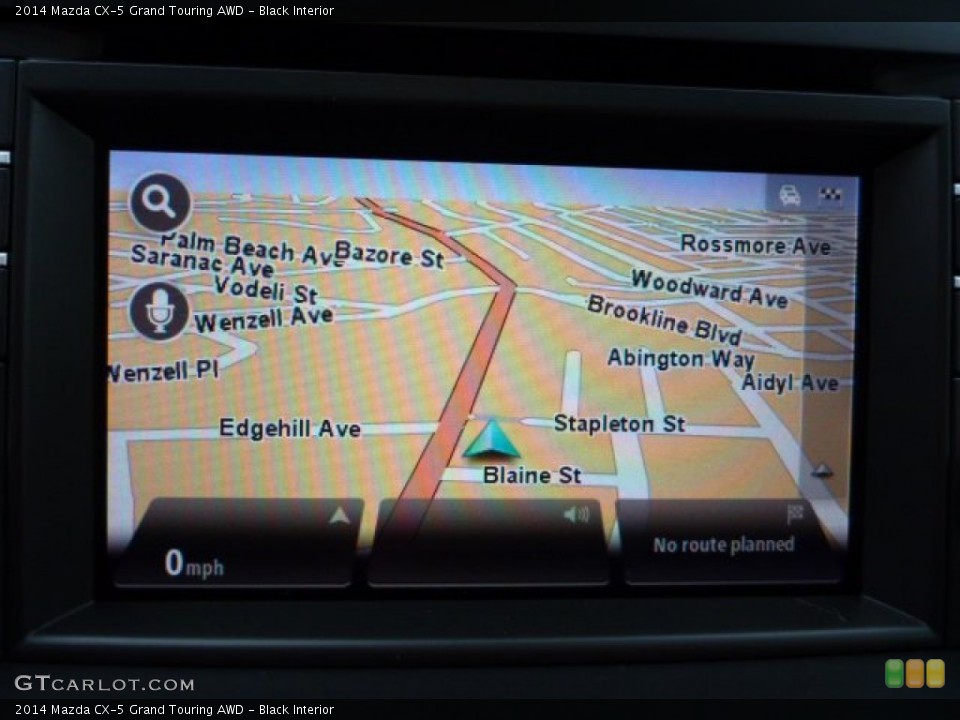 Black Interior Navigation for the 2014 Mazda CX-5 Grand Touring AWD #77811444