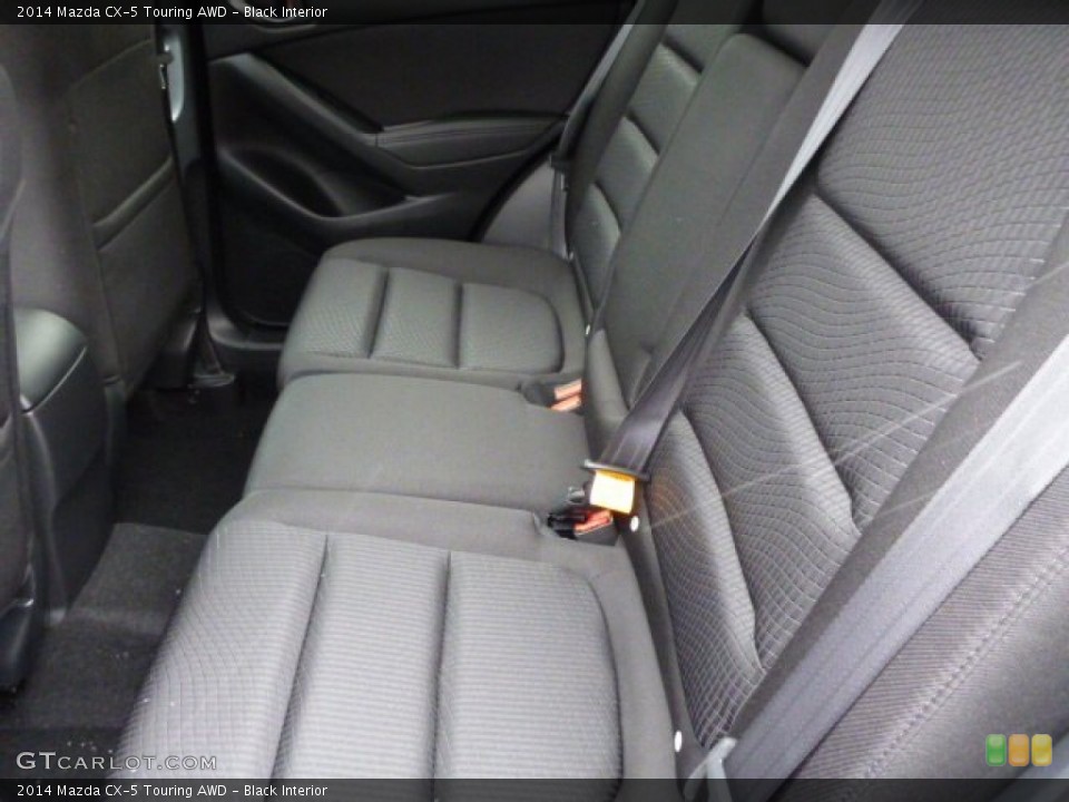 Black Interior Rear Seat for the 2014 Mazda CX-5 Touring AWD #77811952