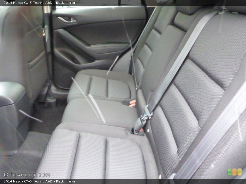Black Interior Rear Seat for the 2014 Mazda CX-5 Touring AWD #77812277