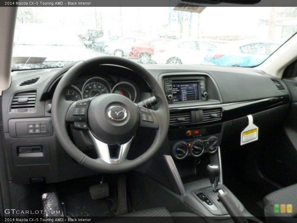 Black Interior Dashboard for the 2014 Mazda CX-5 Touring AWD #77812292