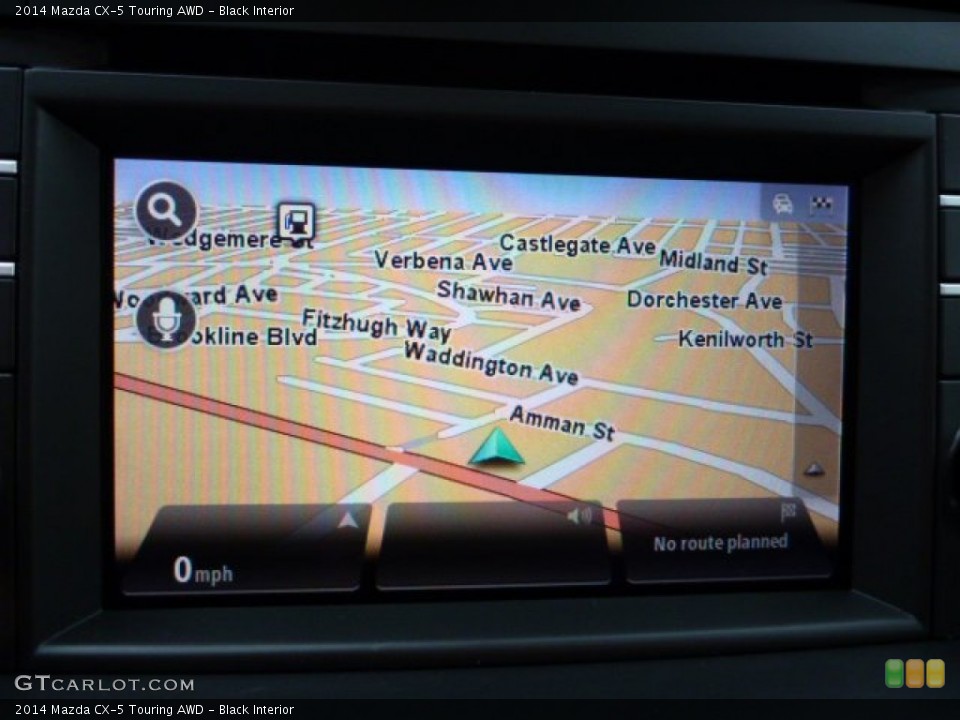 Black Interior Navigation for the 2014 Mazda CX-5 Touring AWD #77812370