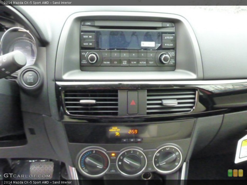 Sand Interior Controls for the 2014 Mazda CX-5 Sport AWD #77812739