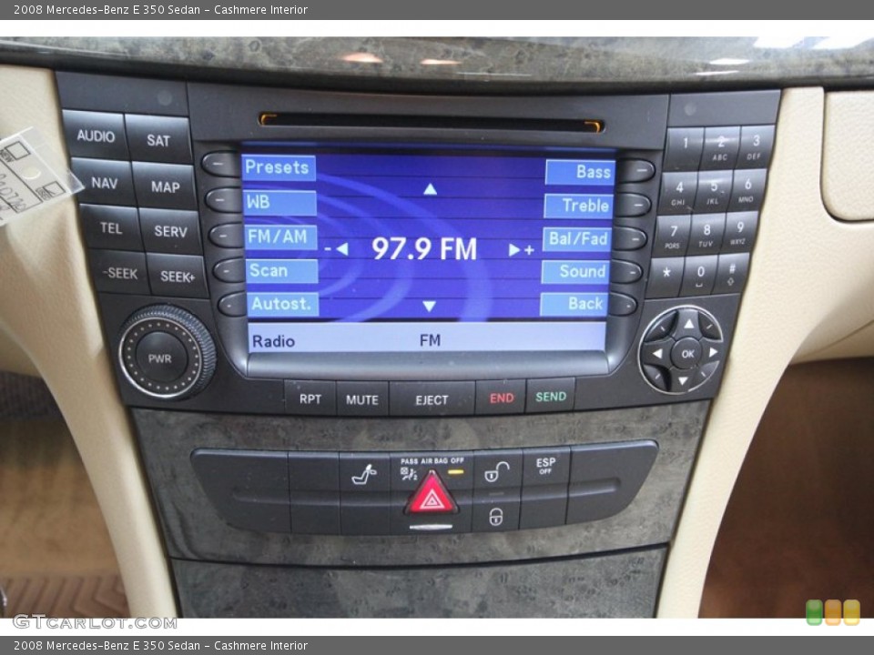 Cashmere Interior Audio System for the 2008 Mercedes-Benz E 350 Sedan #77812809