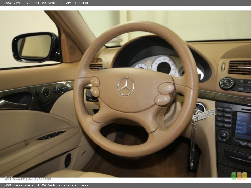 Cashmere Interior Steering Wheel for the 2008 Mercedes-Benz E 350 Sedan #77812928