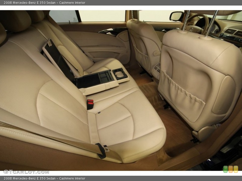 Cashmere Interior Rear Seat for the 2008 Mercedes-Benz E 350 Sedan #77813000
