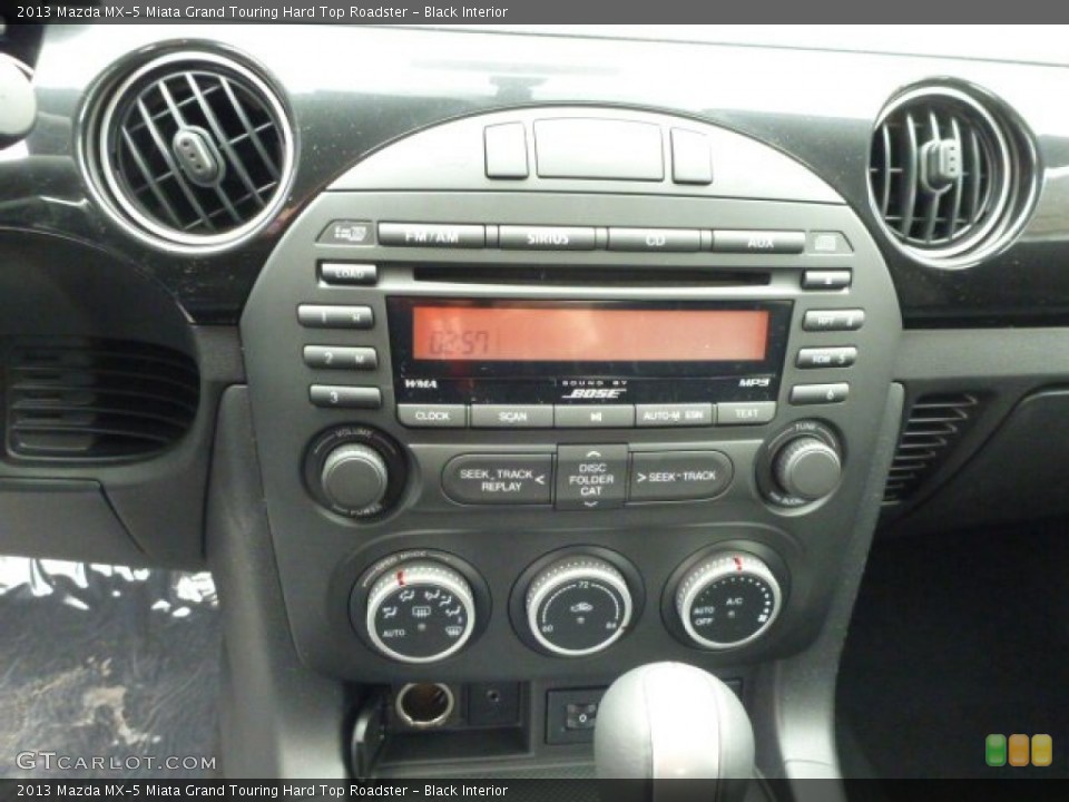 Black Interior Controls for the 2013 Mazda MX-5 Miata Grand Touring Hard Top Roadster #77813045
