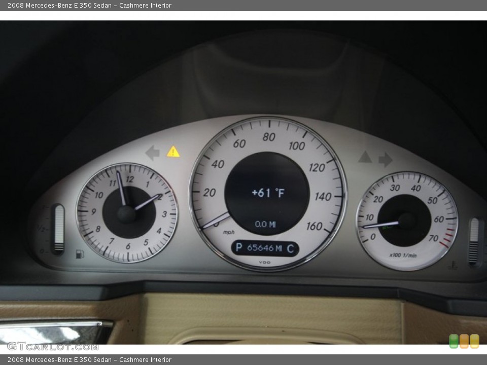 Cashmere Interior Gauges for the 2008 Mercedes-Benz E 350 Sedan #77813150