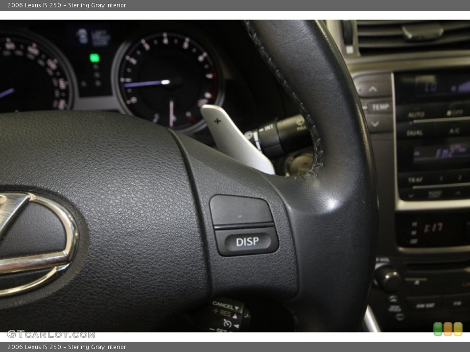 Sterling Gray Interior Controls for the 2006 Lexus IS 250 #77814785