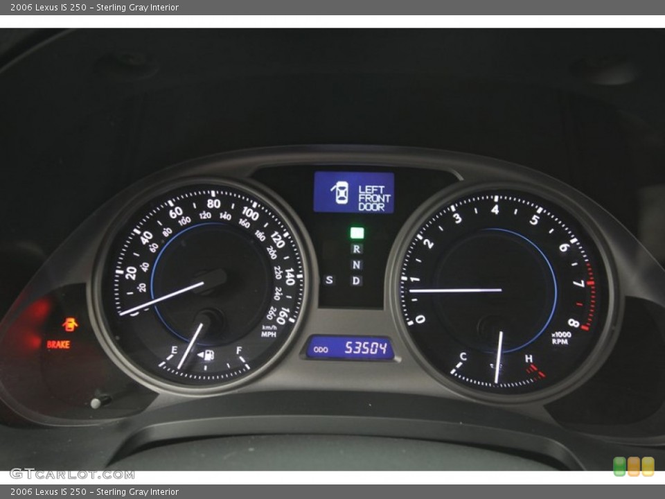 Sterling Gray Interior Gauges for the 2006 Lexus IS 250 #77815010
