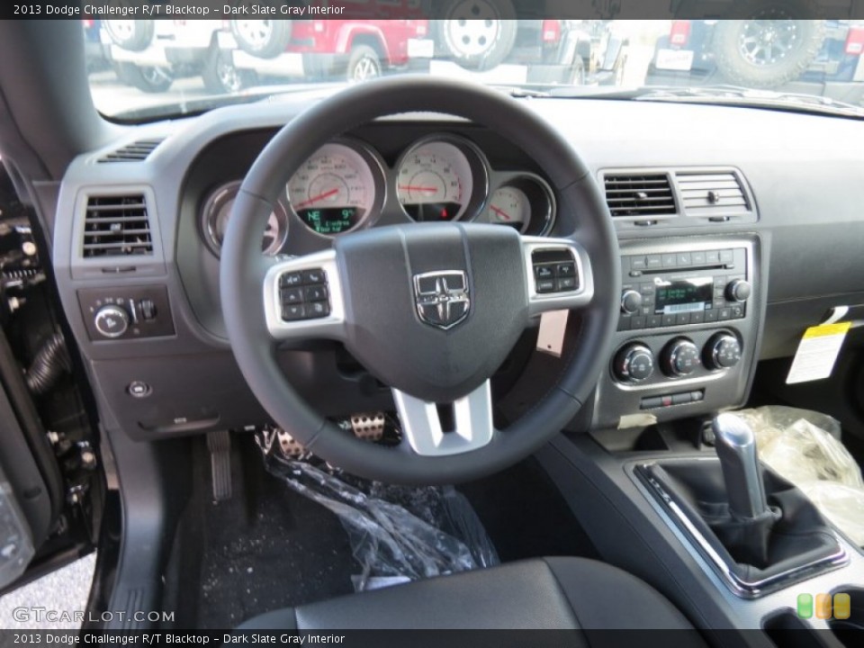 Dark Slate Gray Interior Dashboard for the 2013 Dodge Challenger R/T Blacktop #77815152