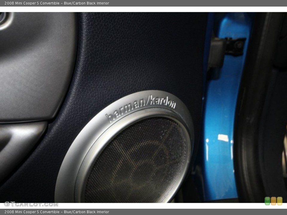 Blue/Carbon Black Interior Audio System for the 2008 Mini Cooper S Convertible #77815211