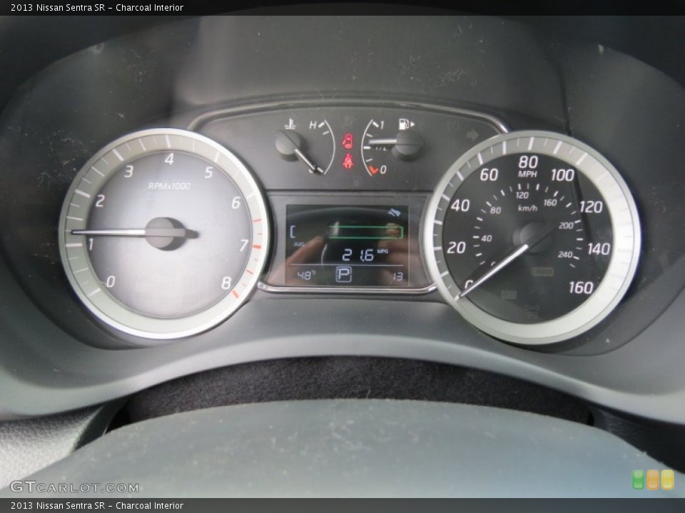 Charcoal Interior Gauges for the 2013 Nissan Sentra SR #77815853
