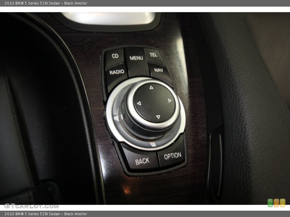 Black Interior Controls for the 2010 BMW 5 Series 528i Sedan #77816136