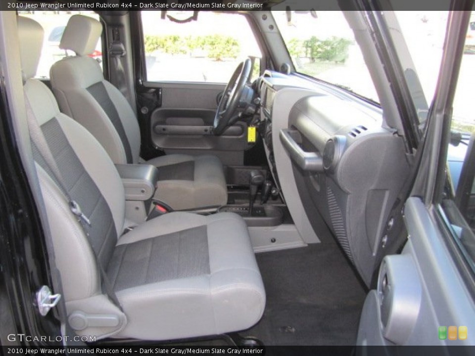 Dark Slate Gray/Medium Slate Gray Interior Photo for the 2010 Jeep Wrangler Unlimited Rubicon 4x4 #77816282