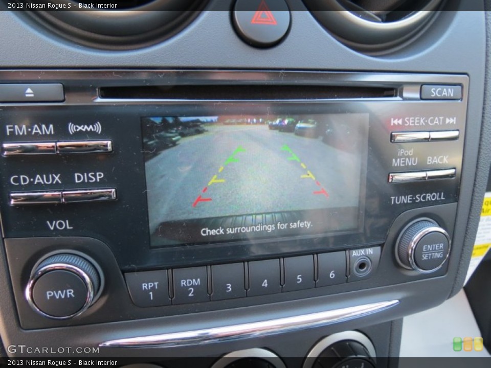 Black Interior Audio System for the 2013 Nissan Rogue S #77816300