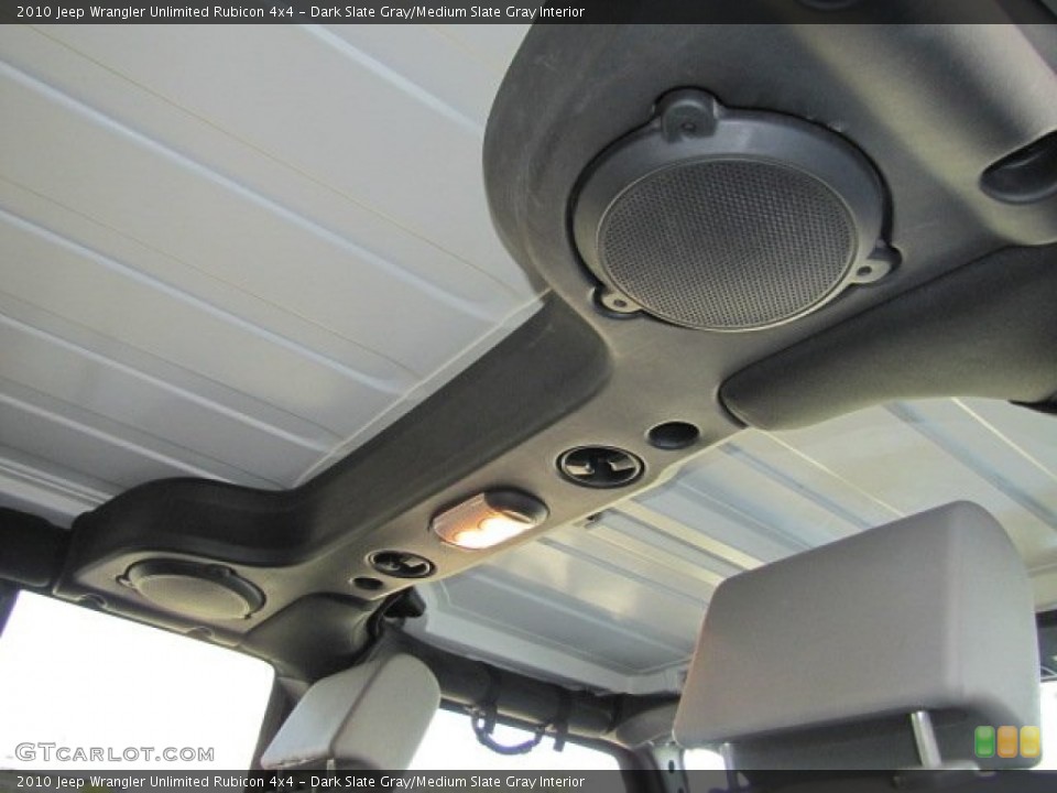 Dark Slate Gray/Medium Slate Gray Interior Audio System for the 2010 Jeep Wrangler Unlimited Rubicon 4x4 #77816324