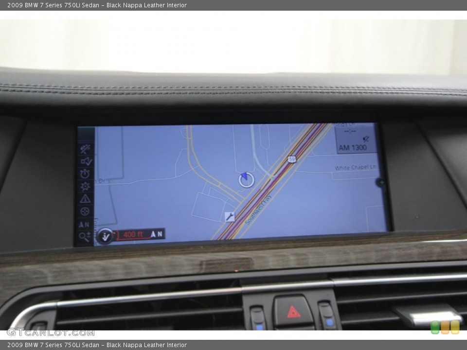Black Nappa Leather Interior Navigation for the 2009 BMW 7 Series 750Li Sedan #77816612
