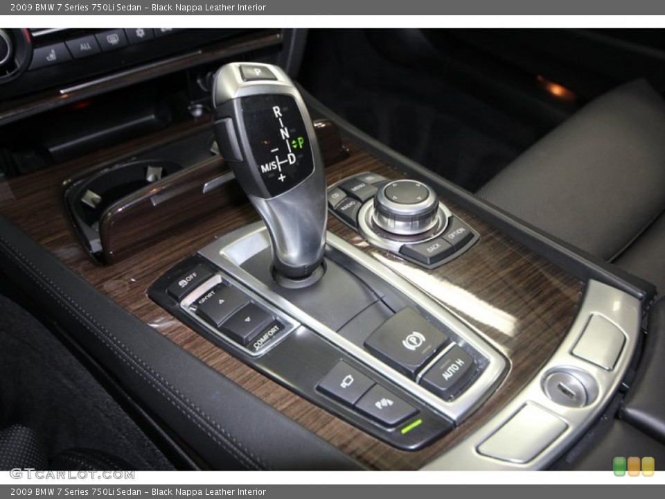 Black Nappa Leather Interior Transmission for the 2009 BMW 7 Series 750Li Sedan #77816645