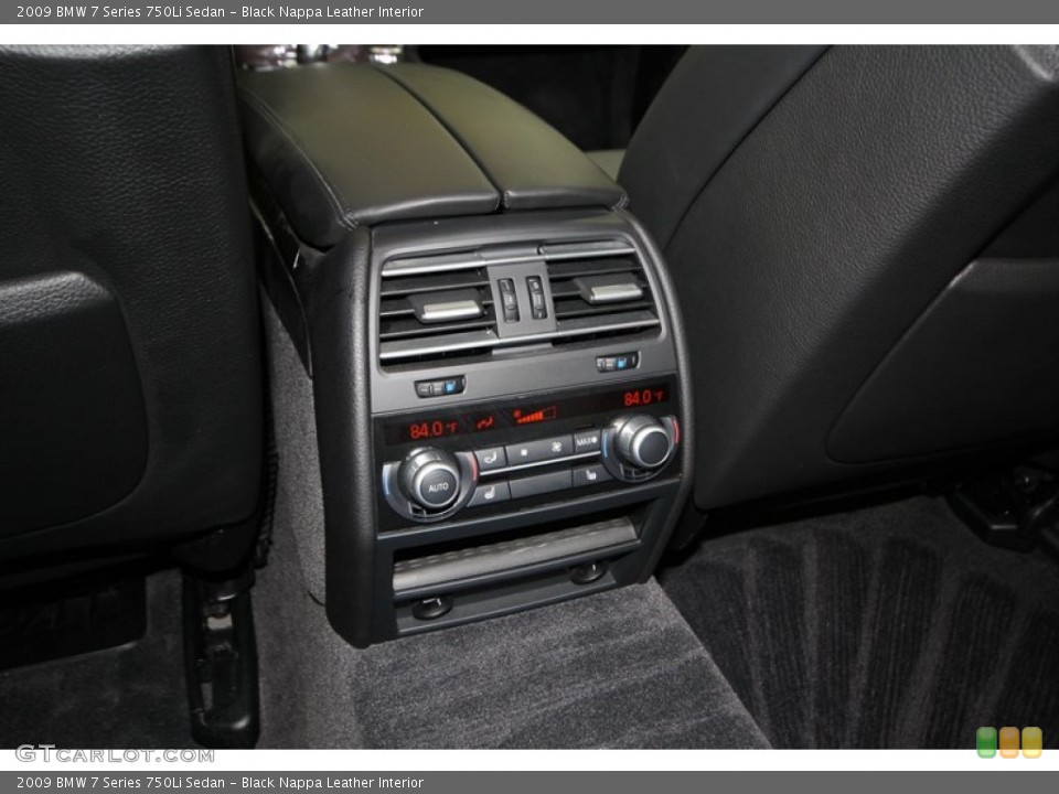 Black Nappa Leather Interior Controls for the 2009 BMW 7 Series 750Li Sedan #77816774