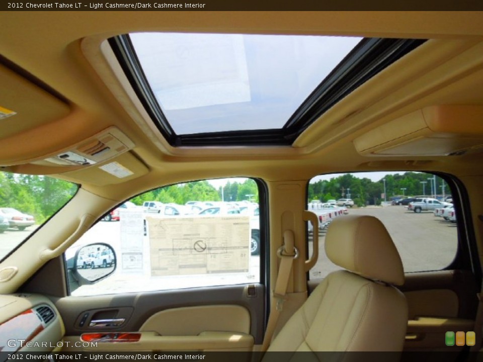 Light Cashmere/Dark Cashmere Interior Sunroof for the 2012 Chevrolet Tahoe LT #77818214