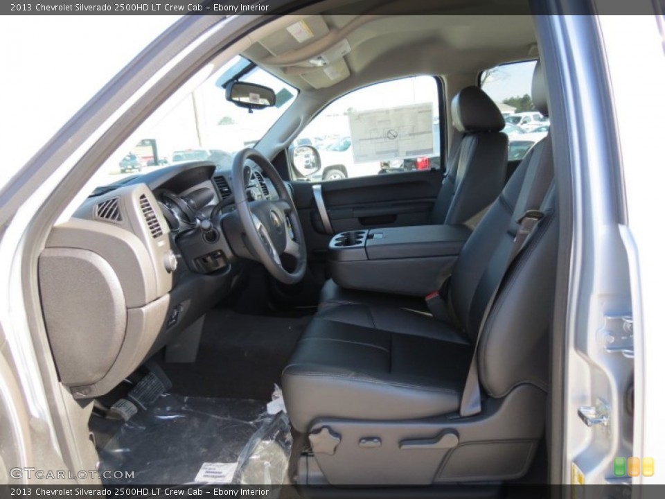 Ebony Interior Photo for the 2013 Chevrolet Silverado 2500HD LT Crew Cab #77818388