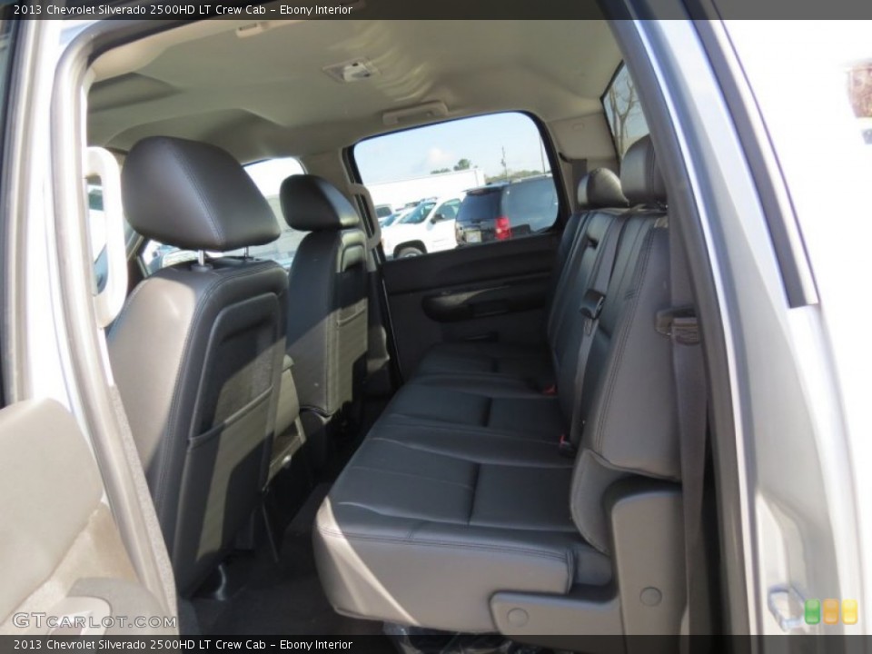 Ebony Interior Rear Seat for the 2013 Chevrolet Silverado 2500HD LT Crew Cab #77818400