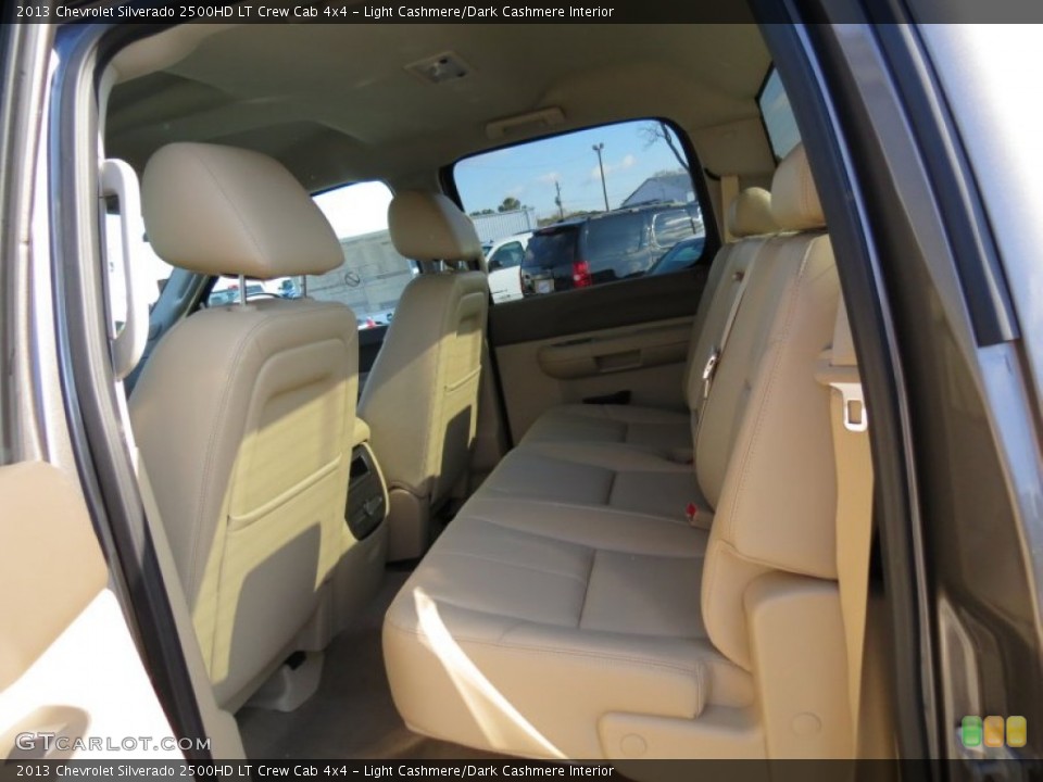 Light Cashmere/Dark Cashmere Interior Rear Seat for the 2013 Chevrolet Silverado 2500HD LT Crew Cab 4x4 #77818499