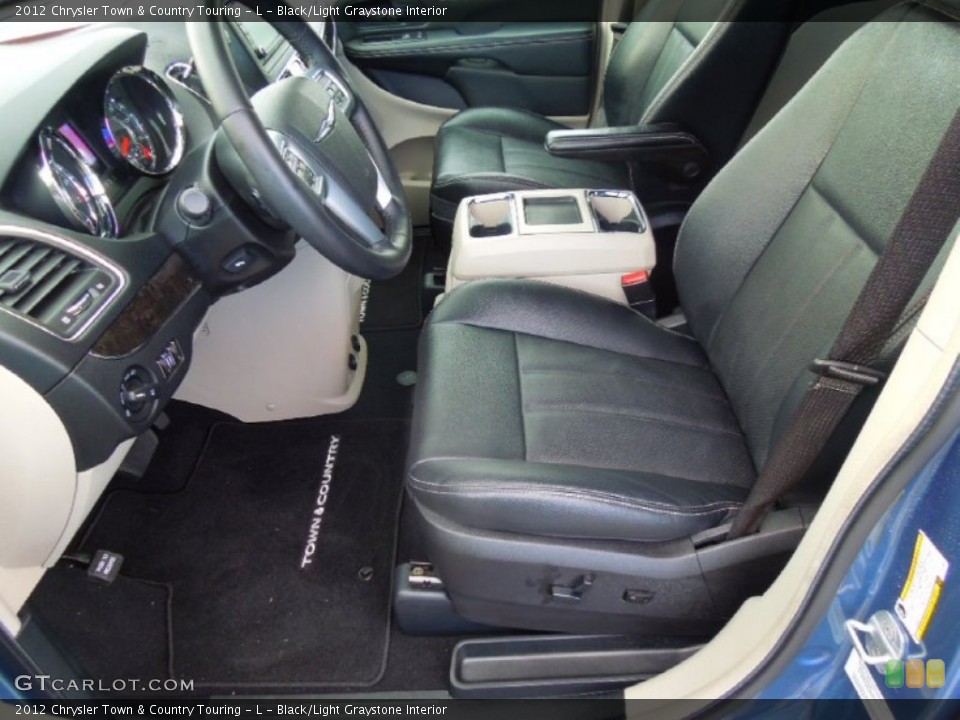 Black/Light Graystone Interior Photo for the 2012 Chrysler Town & Country Touring - L #77818625
