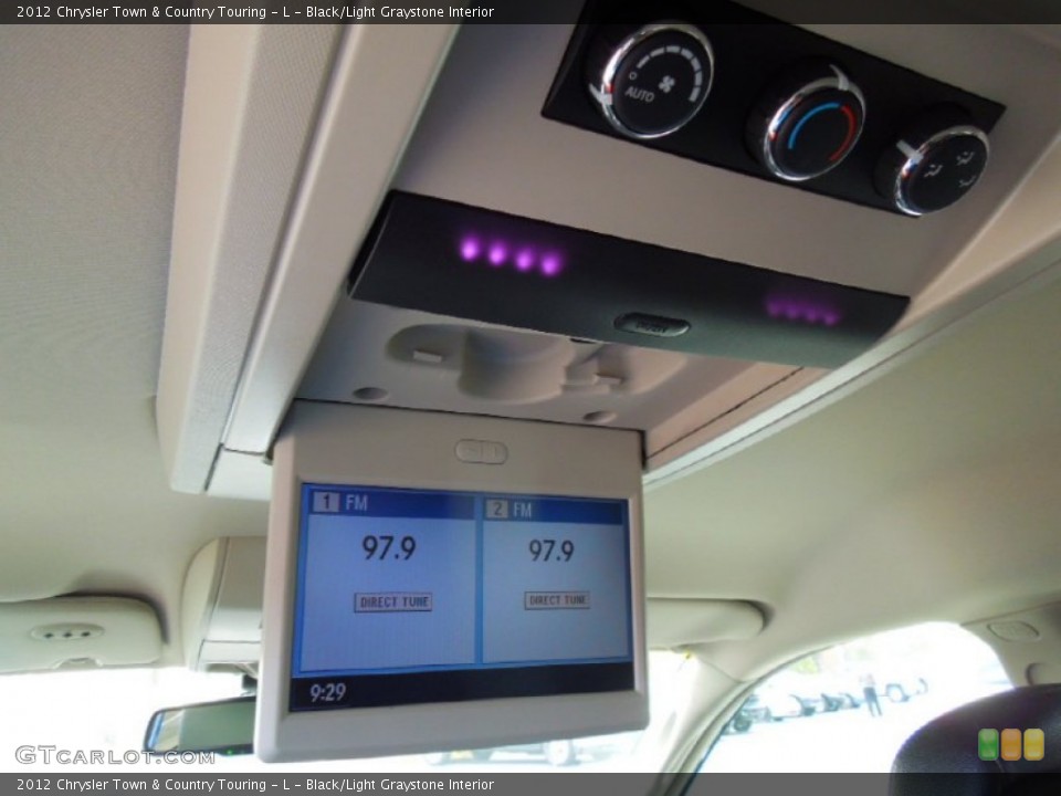 Black/Light Graystone Interior Entertainment System for the 2012 Chrysler Town & Country Touring - L #77818655
