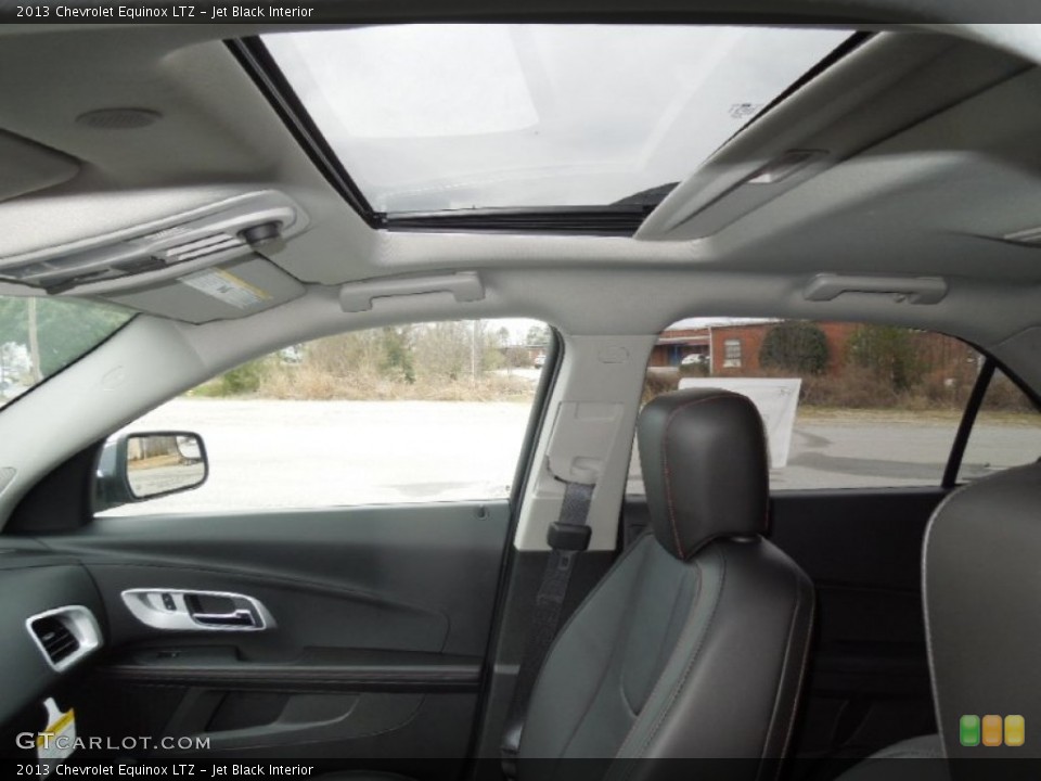 Jet Black Interior Sunroof for the 2013 Chevrolet Equinox LTZ #77820388