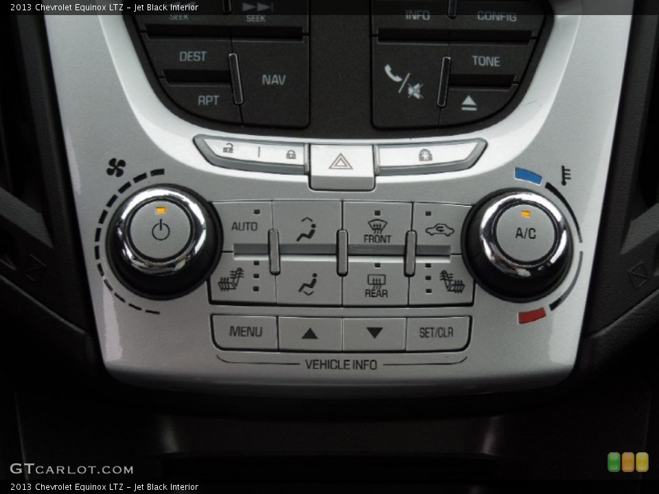 Jet Black Interior Controls for the 2013 Chevrolet Equinox LTZ #77820427