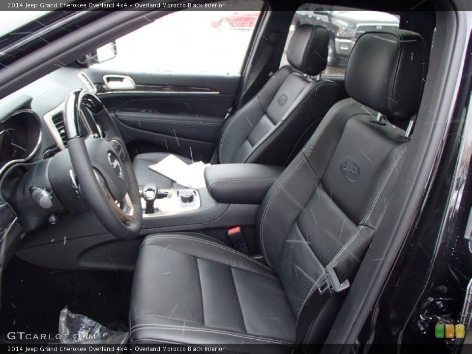 Overland Morocco Black Interior Front Seat for the 2014 Jeep Grand Cherokee Overland 4x4 #77820456