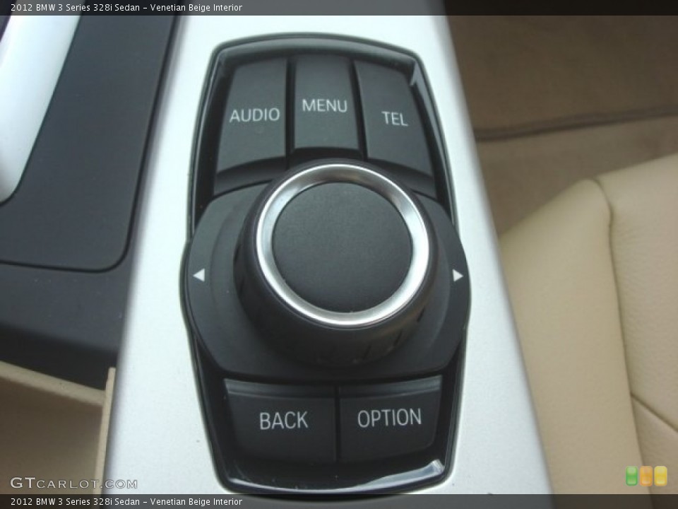 Venetian Beige Interior Controls for the 2012 BMW 3 Series 328i Sedan #77820689