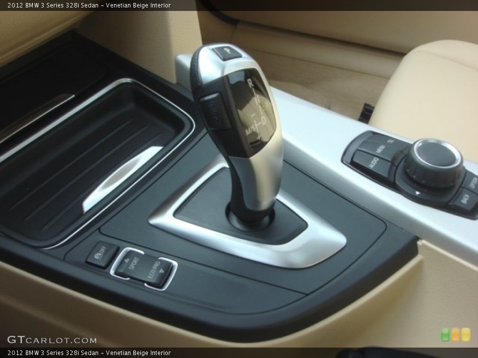 Venetian Beige Interior Transmission for the 2012 BMW 3 Series 328i Sedan #77820722