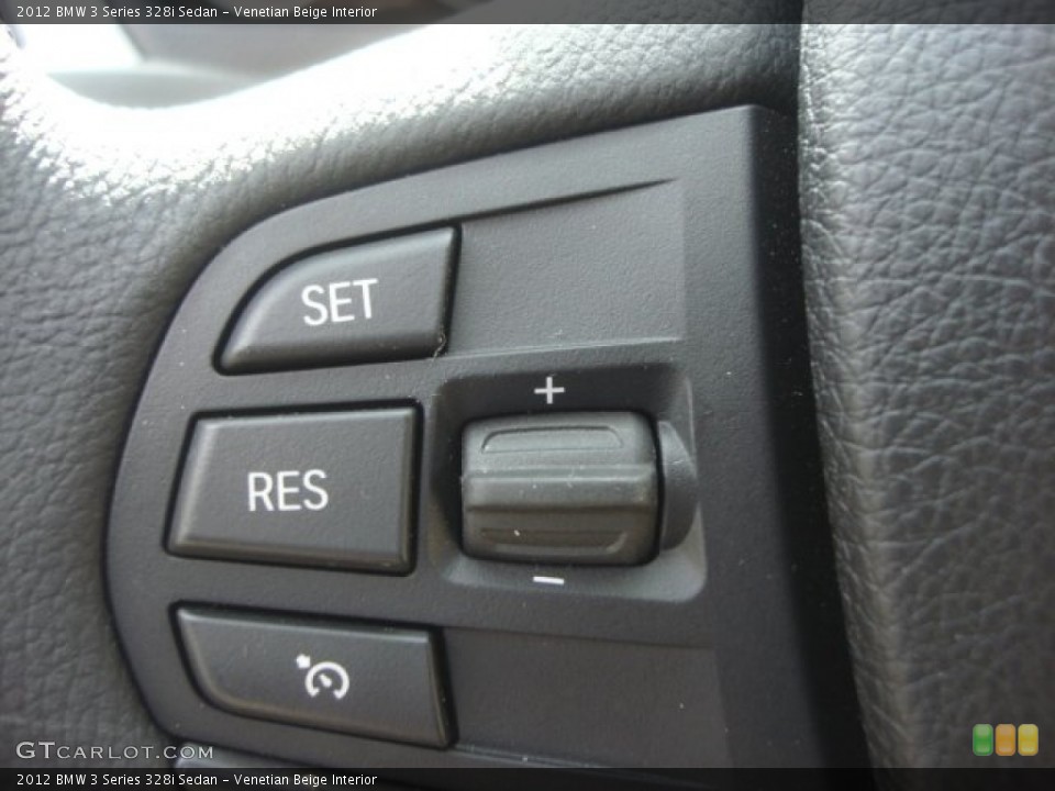 Venetian Beige Interior Controls for the 2012 BMW 3 Series 328i Sedan #77820741