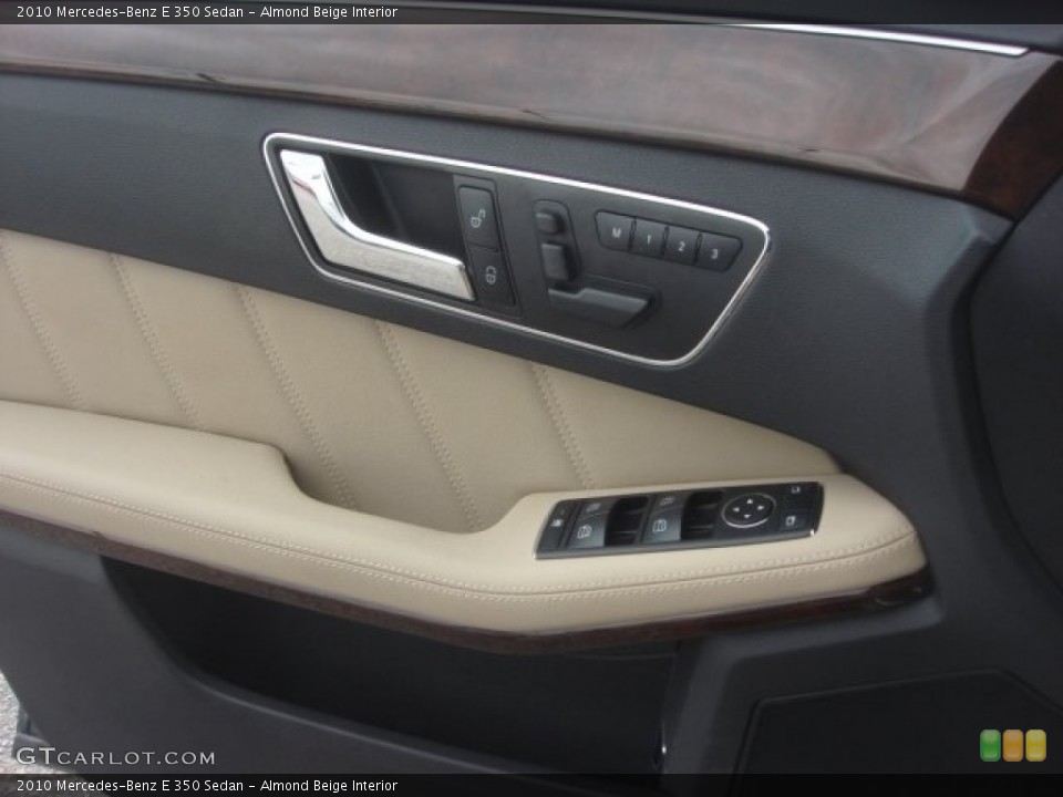 Almond Beige Interior Controls for the 2010 Mercedes-Benz E 350 Sedan #77821201