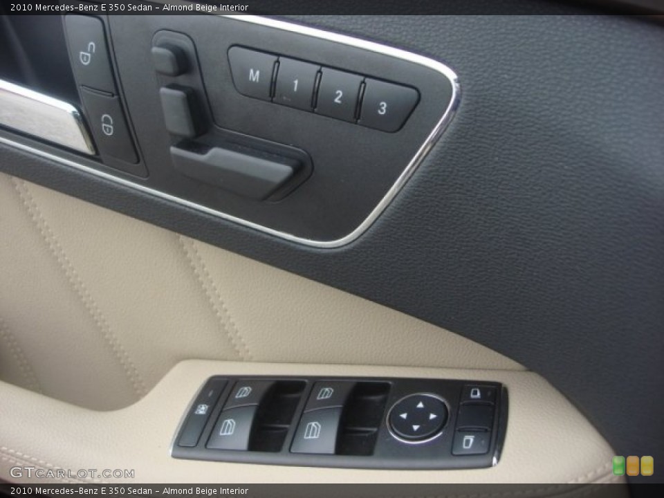 Almond Beige Interior Controls for the 2010 Mercedes-Benz E 350 Sedan #77821215