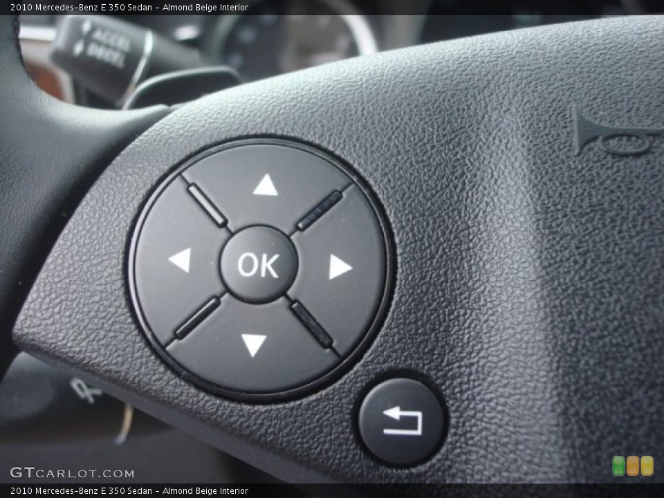Almond Beige Interior Controls for the 2010 Mercedes-Benz E 350 Sedan #77821398