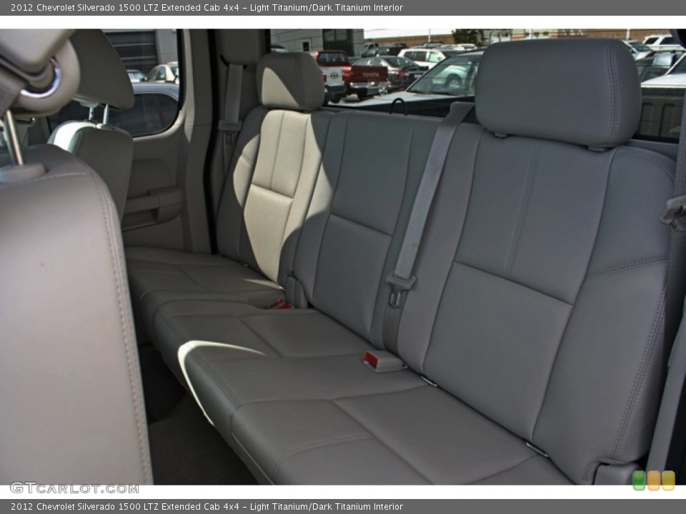 Light Titanium/Dark Titanium Interior Rear Seat for the 2012 Chevrolet Silverado 1500 LTZ Extended Cab 4x4 #77822439