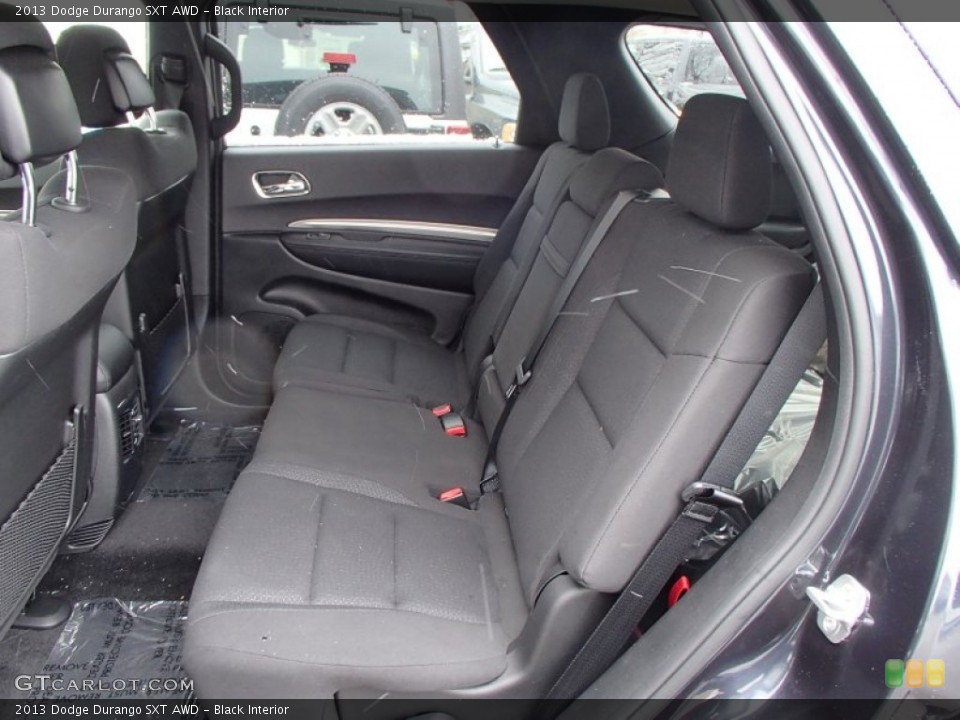 Black Interior Rear Seat for the 2013 Dodge Durango SXT AWD #77822496