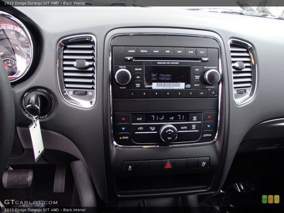 Black Interior Controls for the 2013 Dodge Durango SXT AWD #77822577