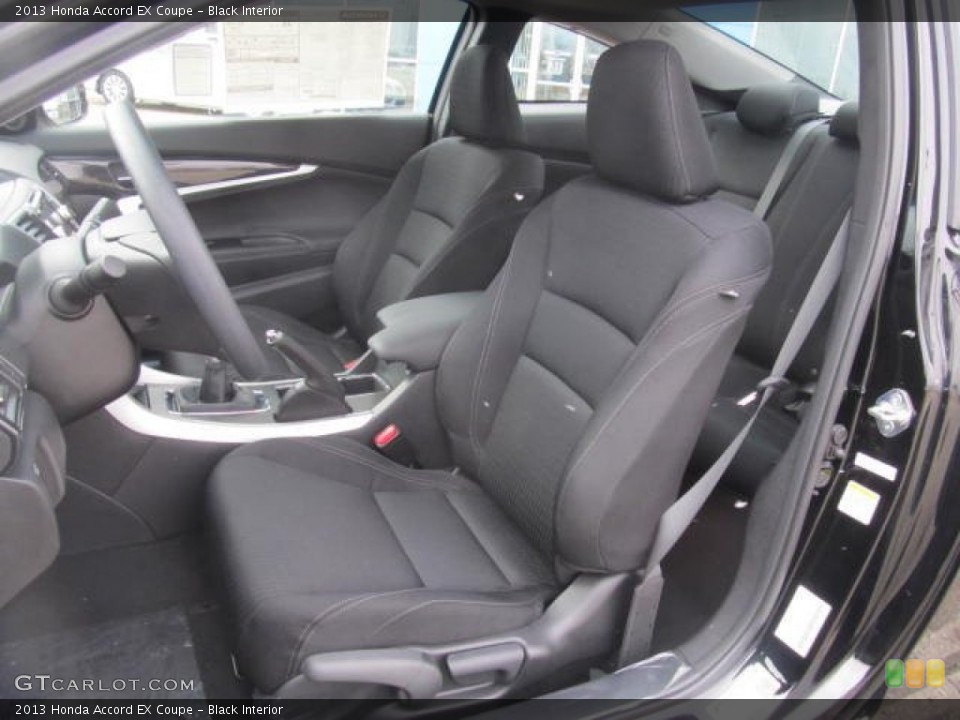 Black Interior Front Seat for the 2013 Honda Accord EX Coupe #77822801