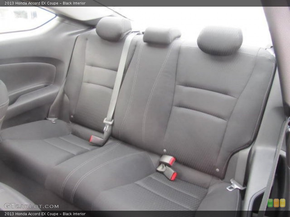Black Interior Rear Seat for the 2013 Honda Accord EX Coupe #77822819