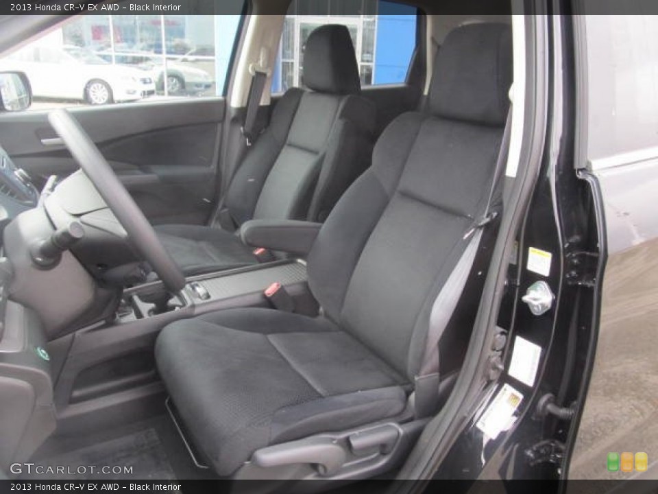 Black Interior Front Seat for the 2013 Honda CR-V EX AWD #77823650