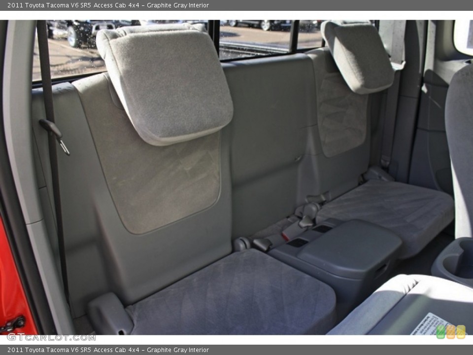 Graphite Gray Interior Rear Seat for the 2011 Toyota Tacoma V6 SR5 Access Cab 4x4 #77823652