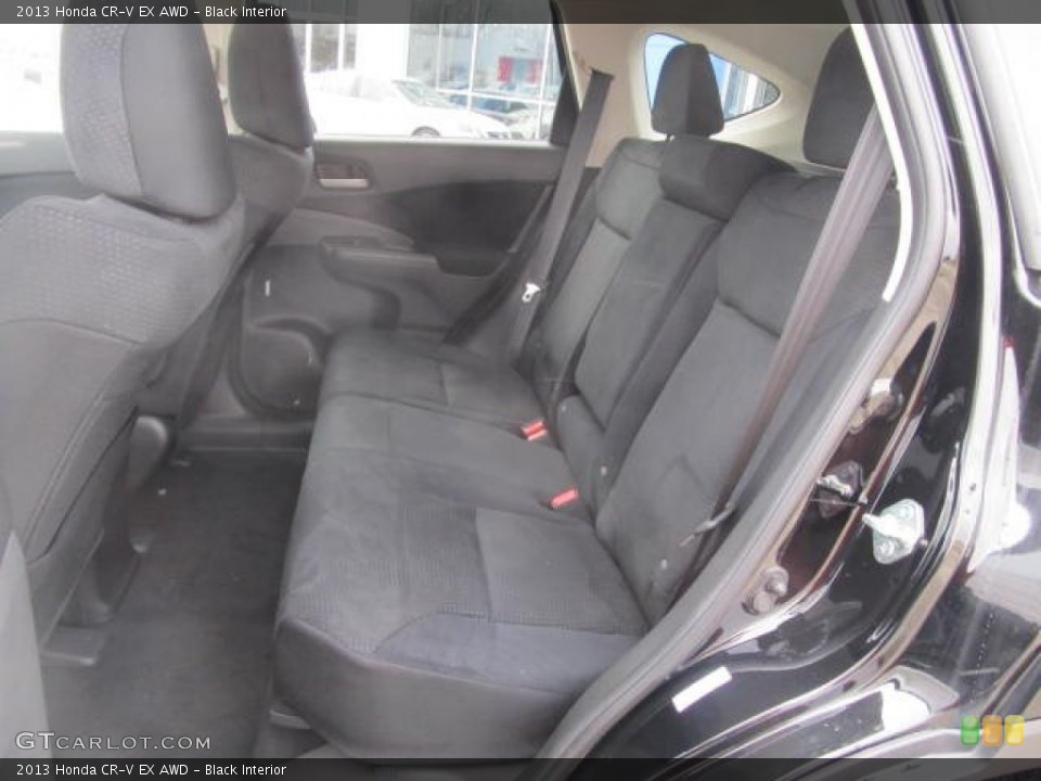 Black Interior Rear Seat for the 2013 Honda CR-V EX AWD #77823666