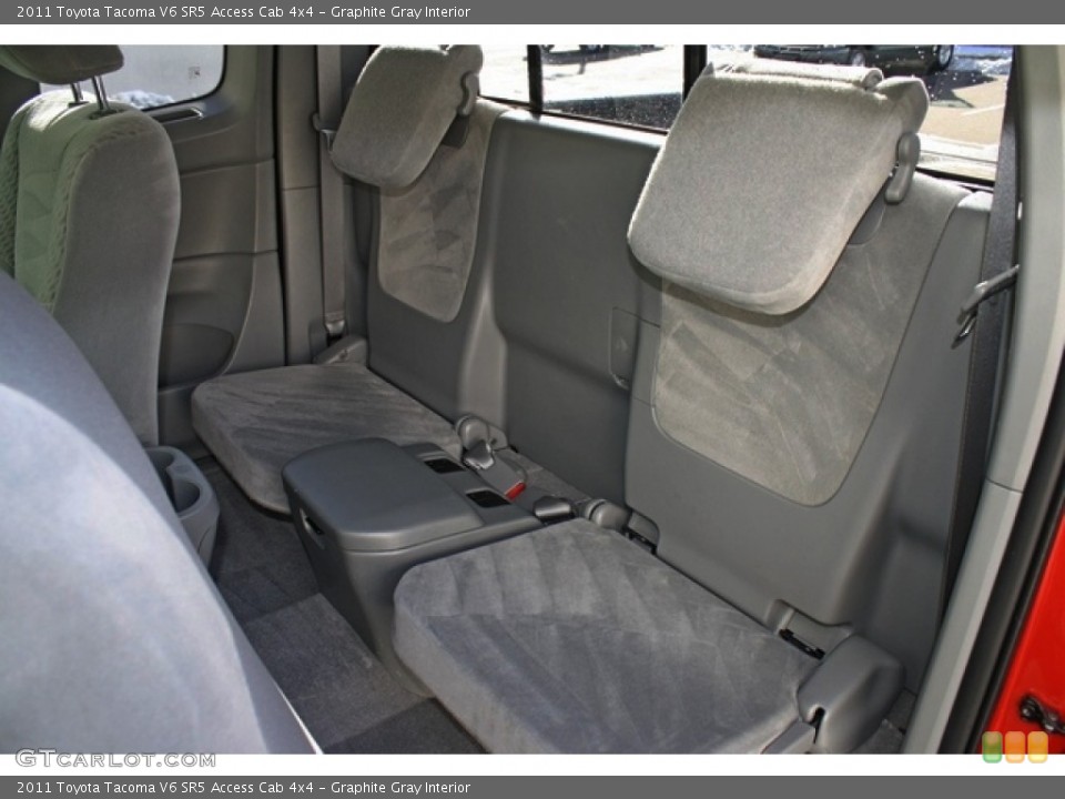 Graphite Gray Interior Rear Seat for the 2011 Toyota Tacoma V6 SR5 Access Cab 4x4 #77823681