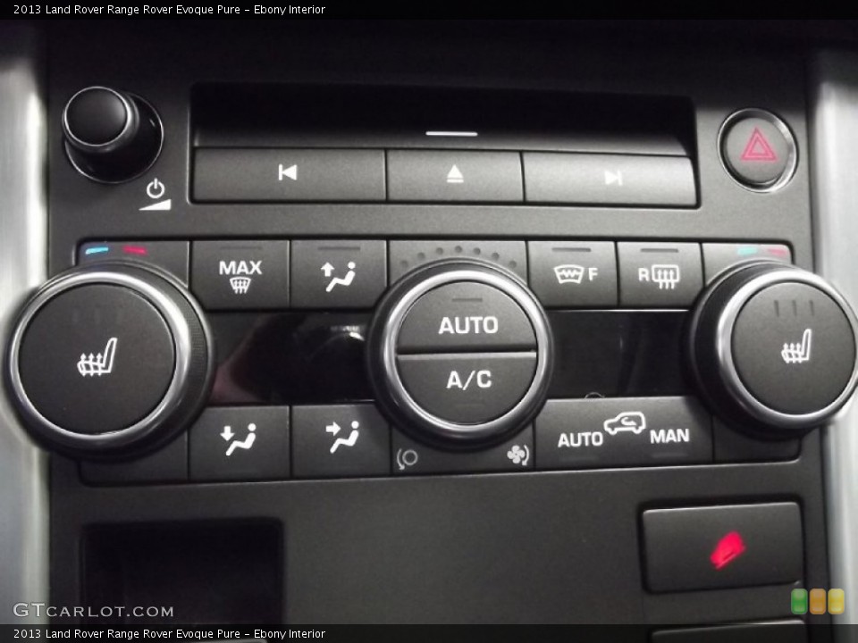 Ebony Interior Controls for the 2013 Land Rover Range Rover Evoque Pure #77825953