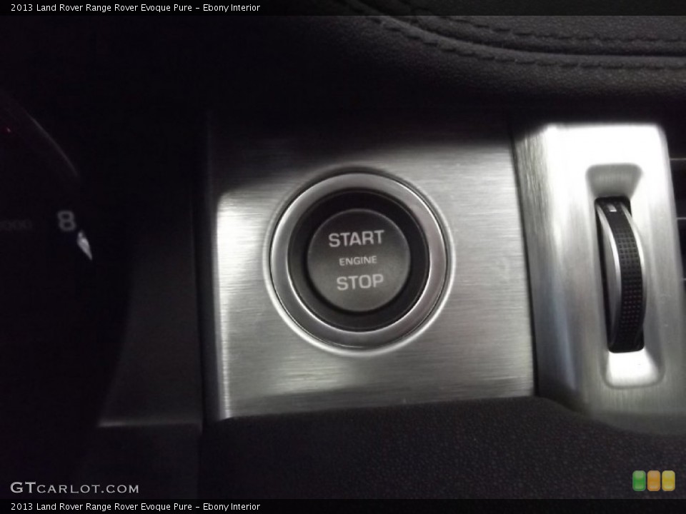 Ebony Interior Controls for the 2013 Land Rover Range Rover Evoque Pure #77825996