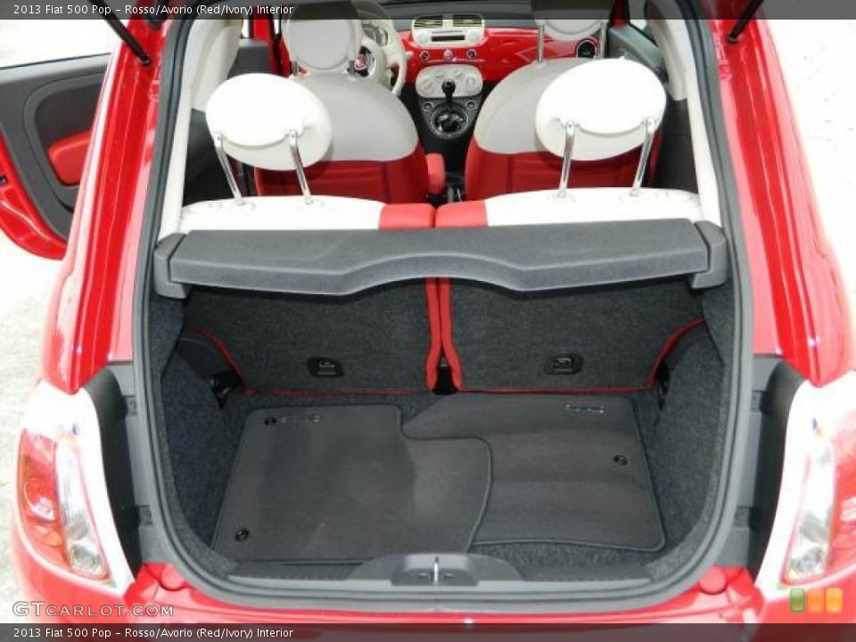 Rosso/Avorio (Red/Ivory) Interior Trunk for the 2013 Fiat 500 Pop #77826396